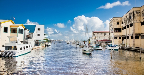cruise ship terminal in harbor