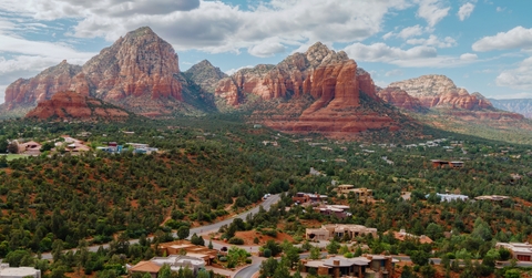  Licensed Desert and mountain range overlooking houses