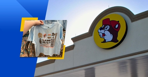 bucees exterior logo and featured item