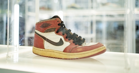 Old Nike Air Jordan sneakers