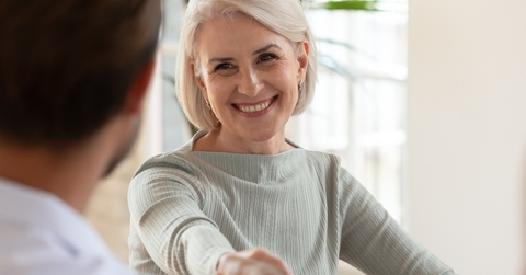 over 45 lady being hired