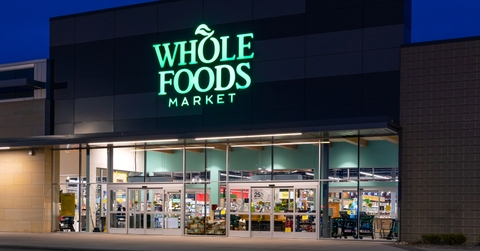 Whole Foods Market Exterior at Night 