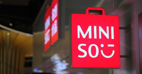 A Miniso storefront
