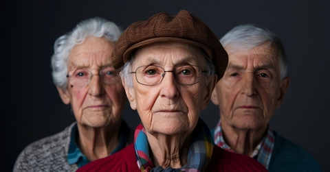 a portrait of senior people