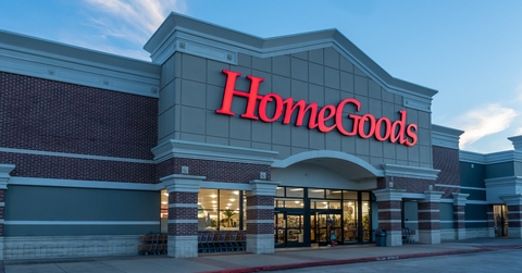 HomeGoods store at night in Pearland