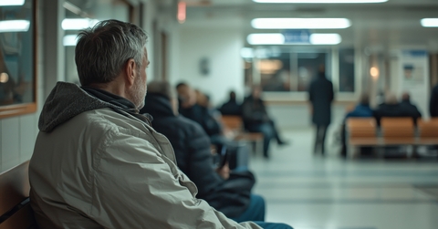crowded waiting room