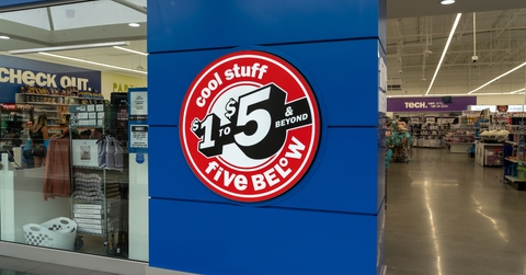 A Five Below store in a shopping mall