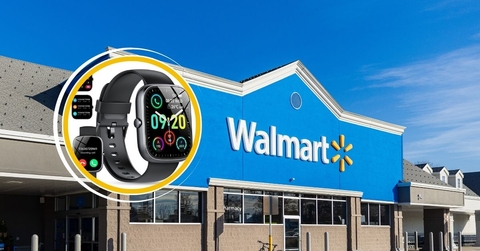 walmart store logo and featured item