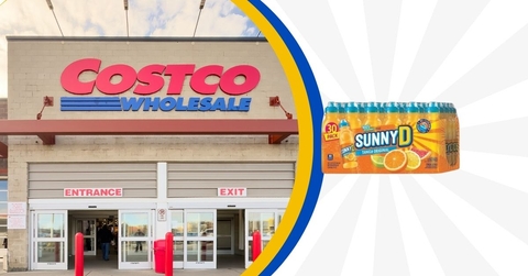 Costco store with Sunny D