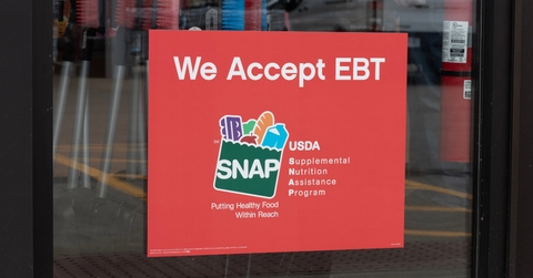 SNAP and EBT Accepted here sign