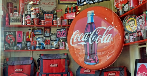 advertising collection of Coca Cola, memorabilia.