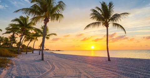Sunrise on the Smathers beach
