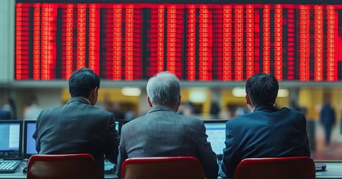 Stock Traders Observing Market Data