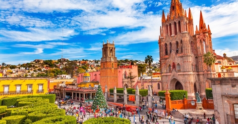 San Miguel de Allende in Guanajato, Mexico