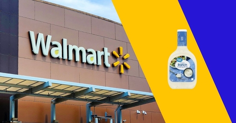 Original Walmart Template 3 with Great Value Classic Ranch Dressing &amp; Dip