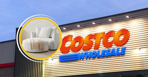 Costco storefront with chair