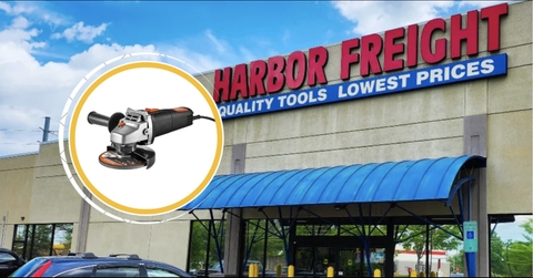 Harbor Freight Template with Warrior Angle Grinder