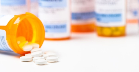 bottles of prescription pills