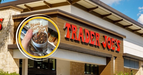 Trader Joe's store with lentil soup